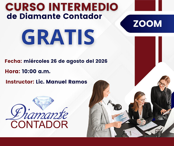 2 Cursos agosto Diamante Contador