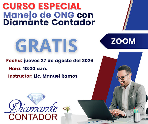 3 Cursos agosto Diamante Contador